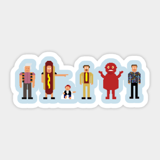 I Think You Should Love This Lineup of ITYSL Characters Sticker